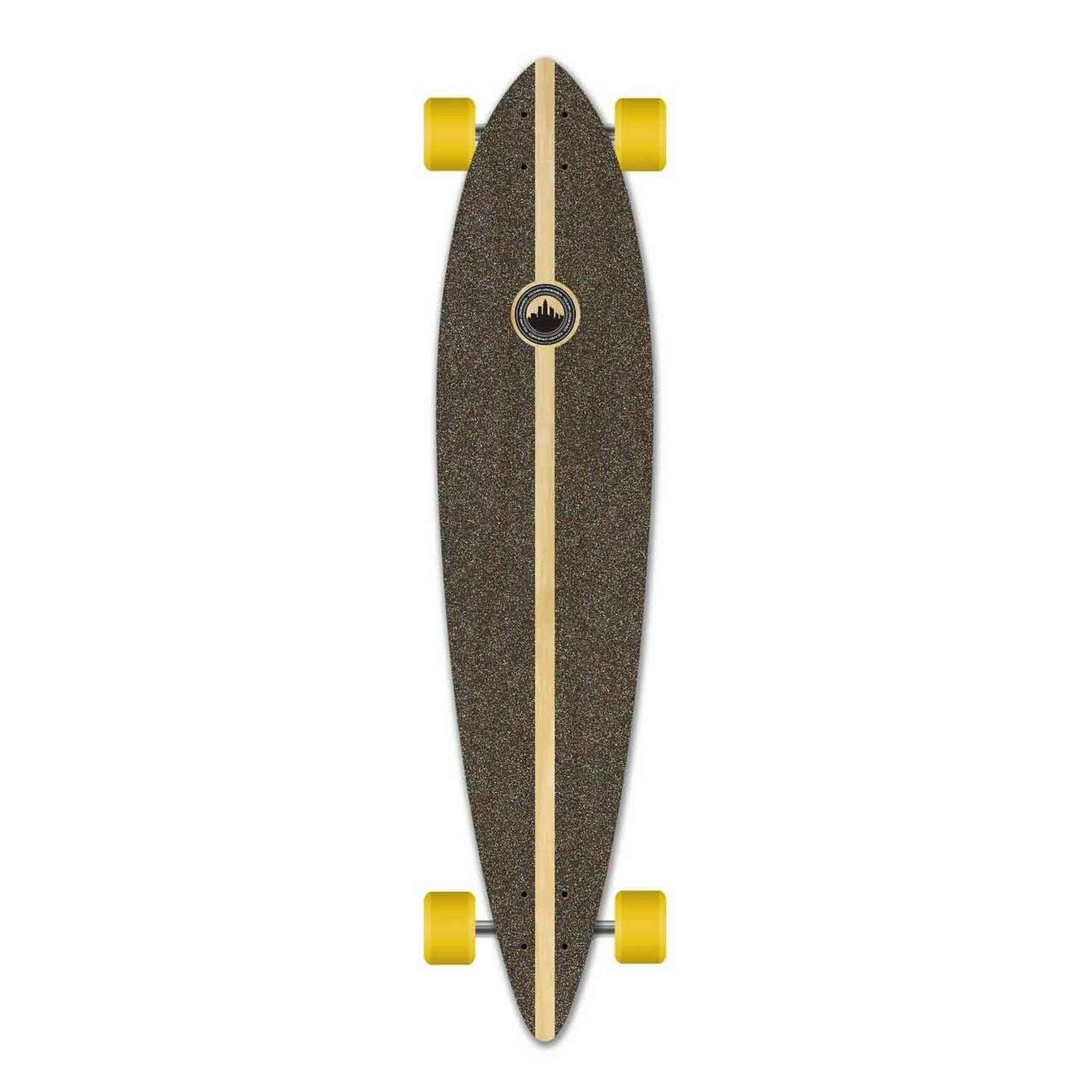 YOCAHER - Tiedye Rasta Pintail Longboard - Planche Complete – Image 2