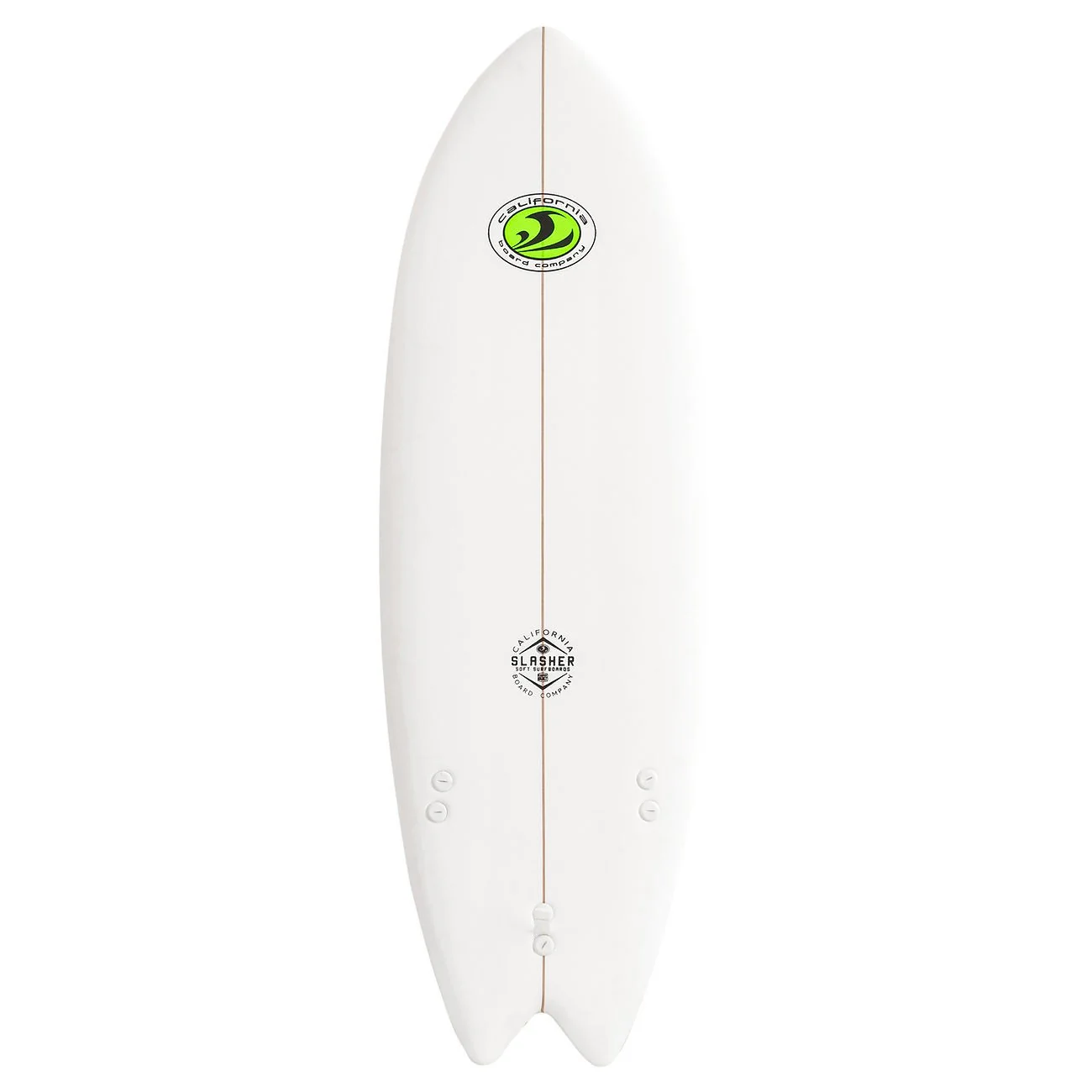CBC - Planche de surf en mousse - Softboard Slasher 5'8 Fish - White