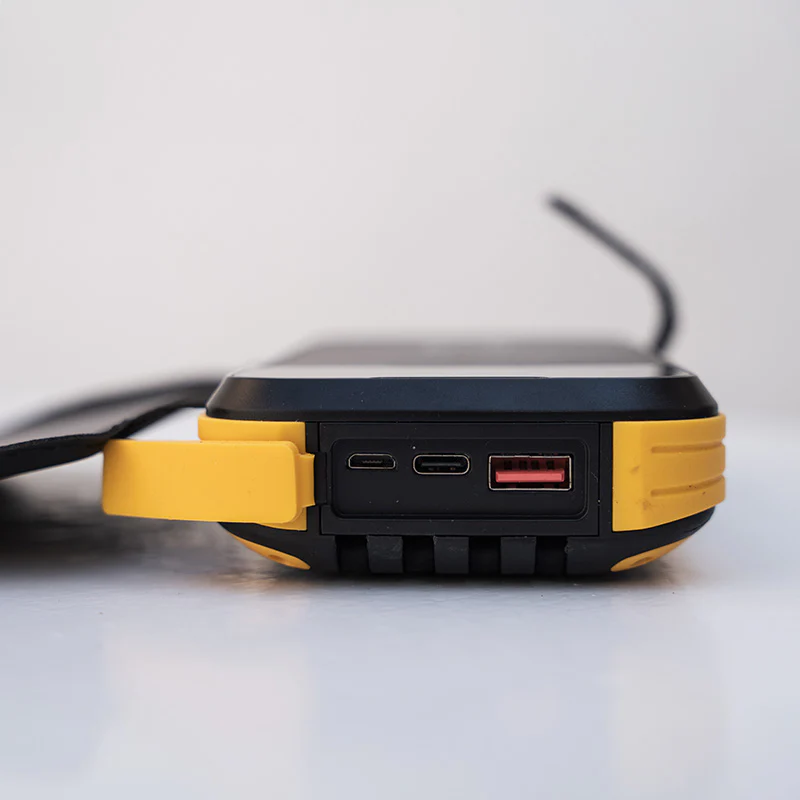 Batterie externe solaire 16000 mAh Eclairage LED intégré – Image 5