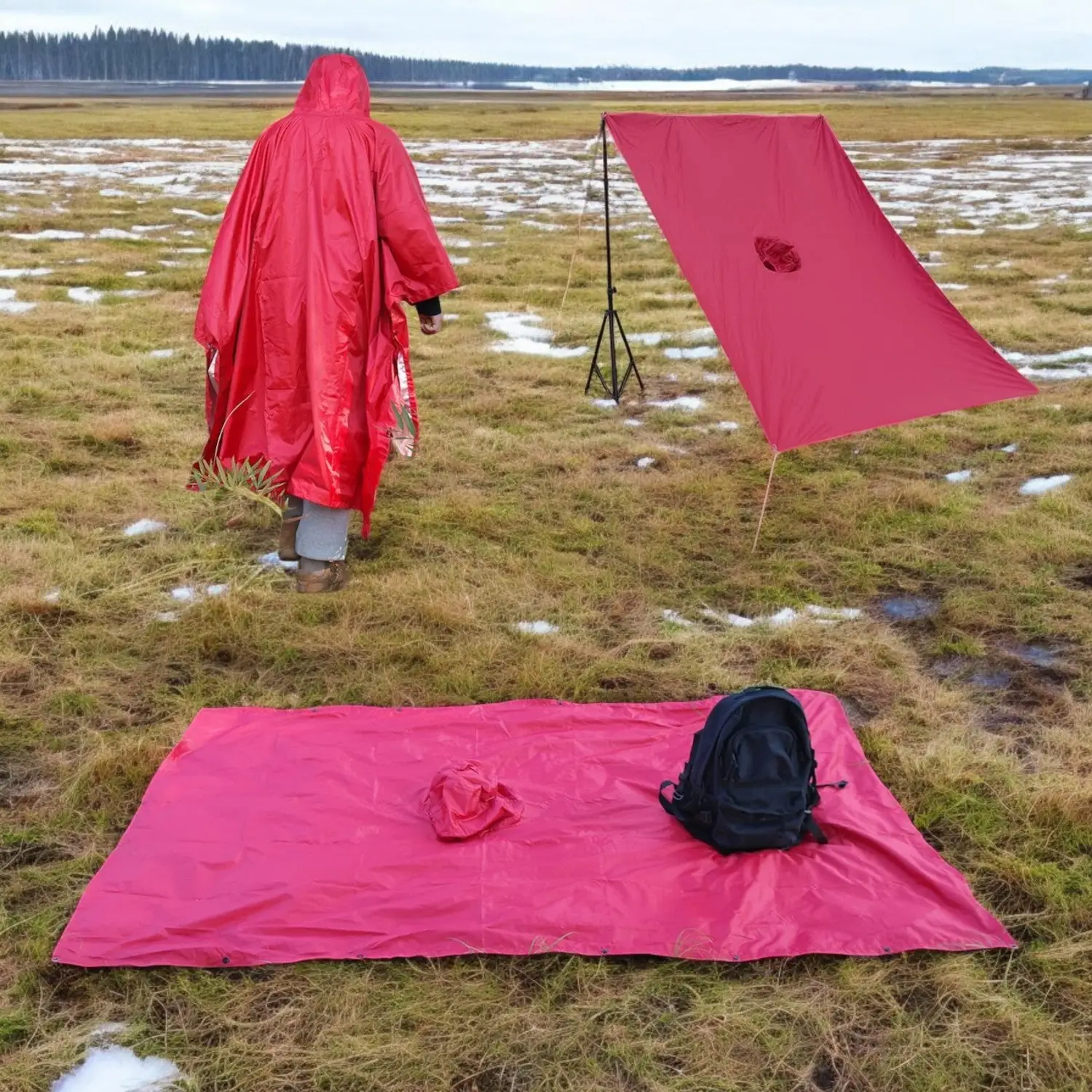 Poncho randonnée respirant – Image 7