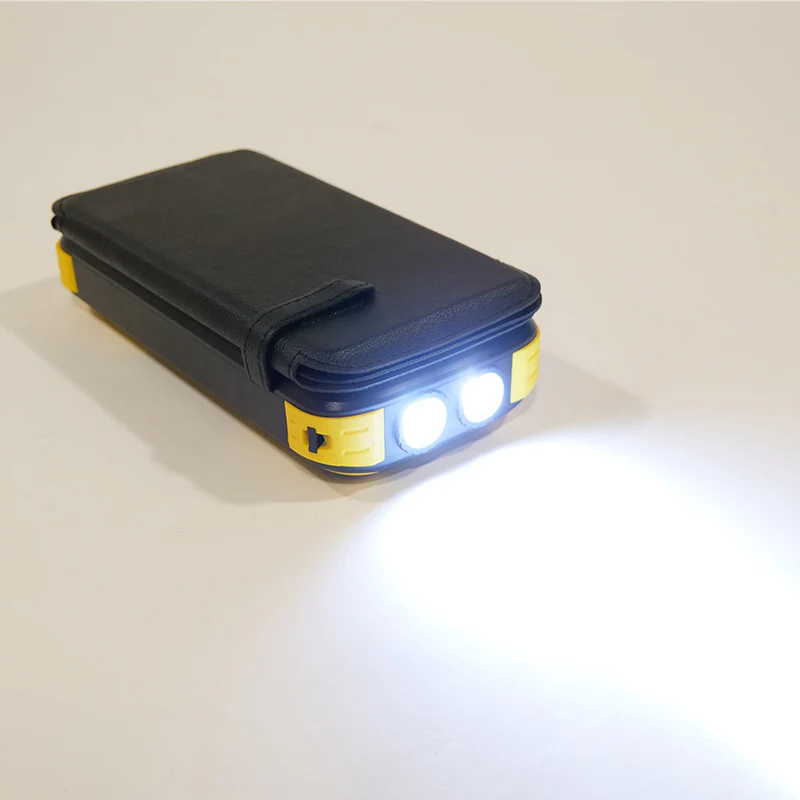 Batterie externe solaire 16000 mAh Eclairage LED intégré – Image 2