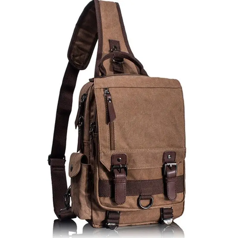 Sac bandoulière militaire vintage – Image 4