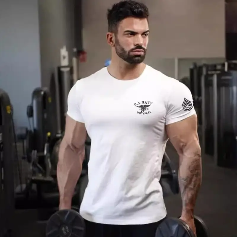 T shirt militaire blanc – Image 4