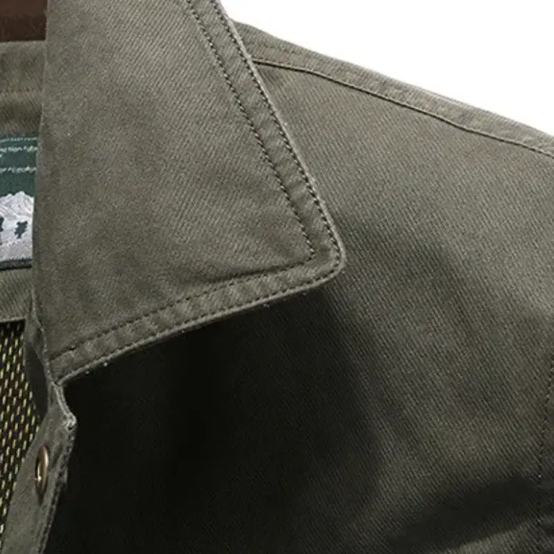 Veste kaki homme militaire – Image 6